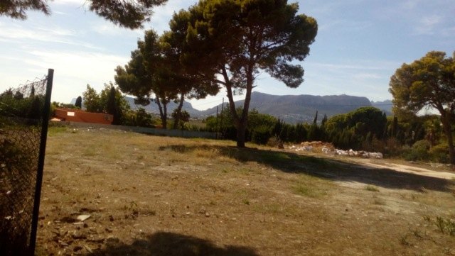 02 Flache Grundstücke mit Meerblick in Benissa