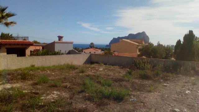 02 Flache Grundstücke mit Meerblick in Benissa