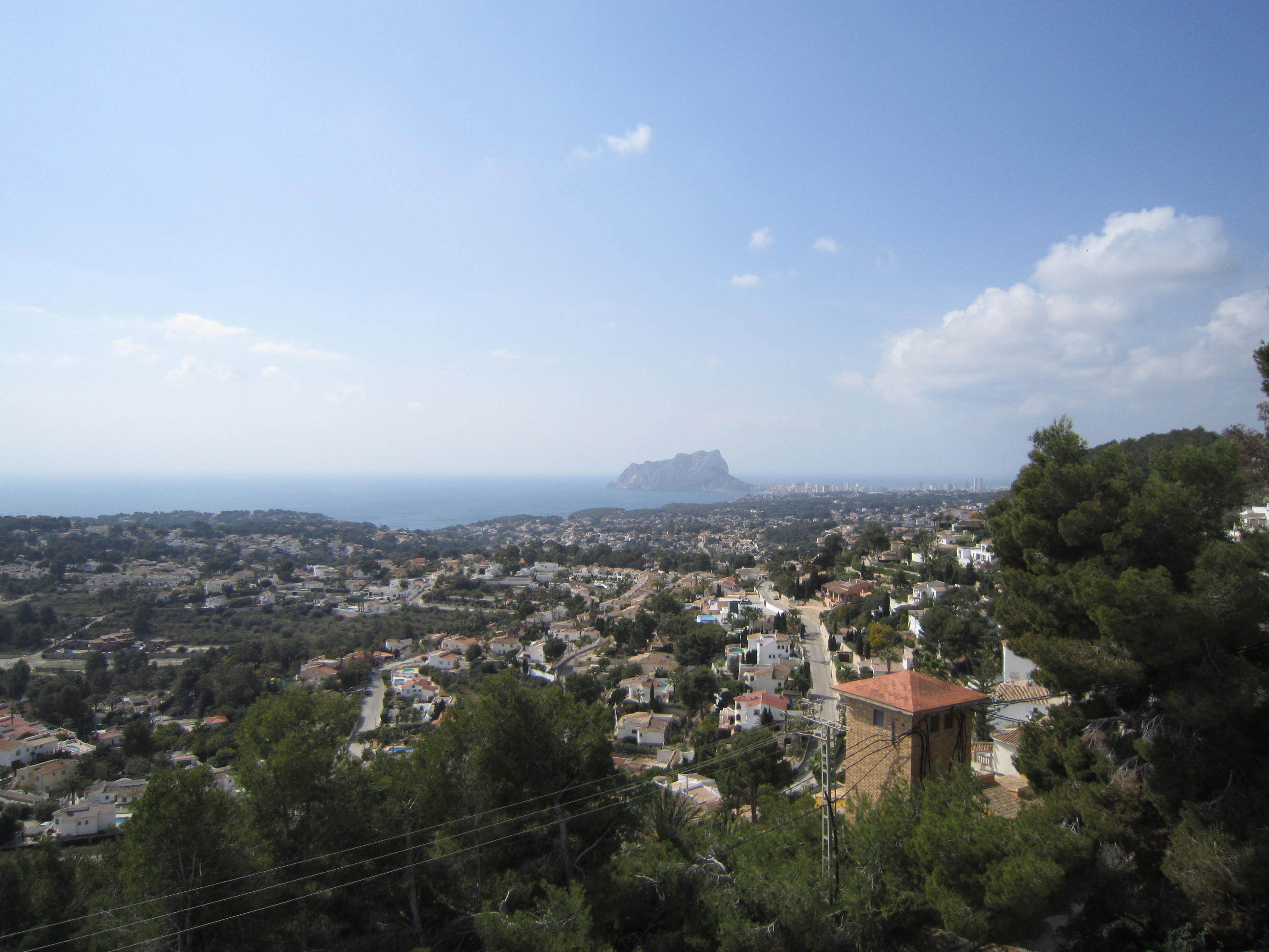 Perceel met prachtig uitzicht op zee in Moraira