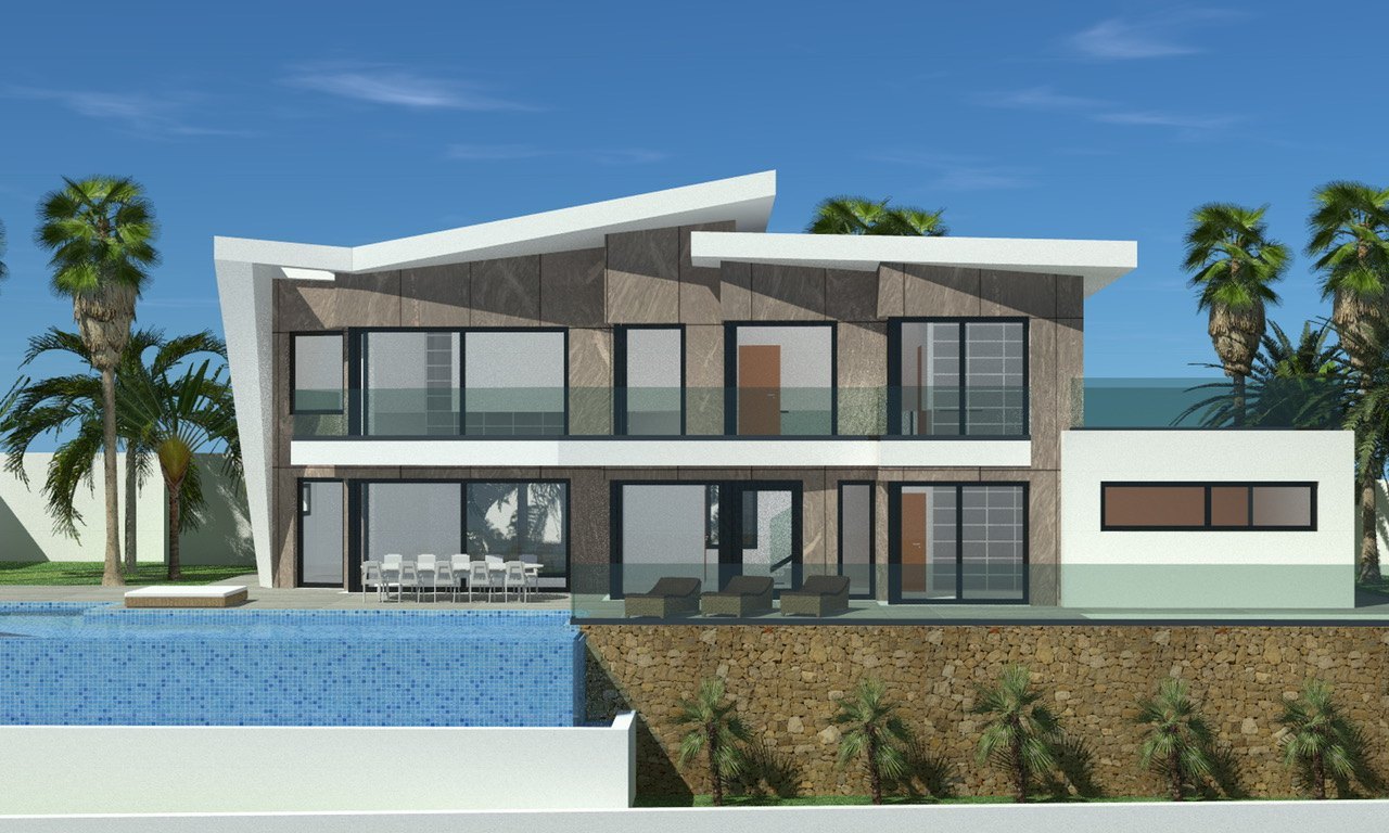 Proyecto de 4 Exclusivas Villas de Lujo a Estrenar con Vistas al Mar en Calpe