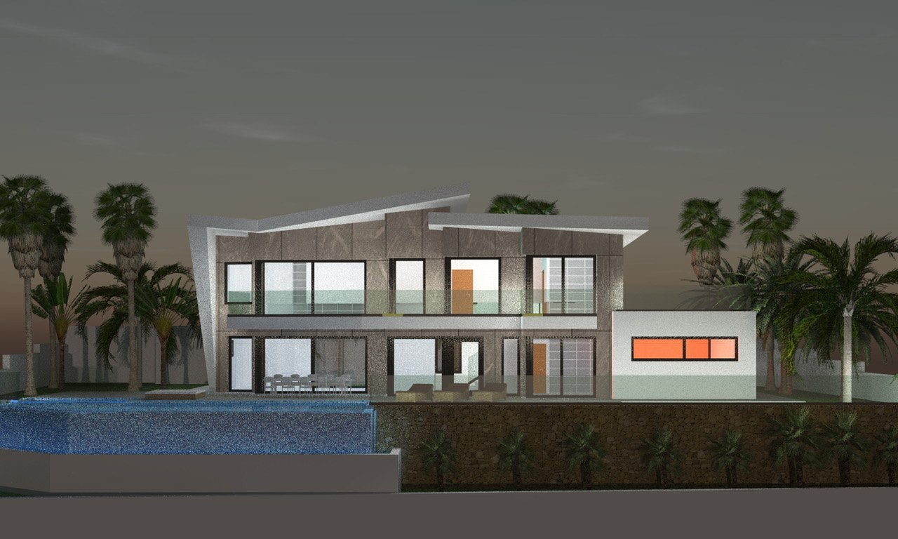 Project of 4 Exclusive Brand New Luxury Villas with Sea Views in Calpe