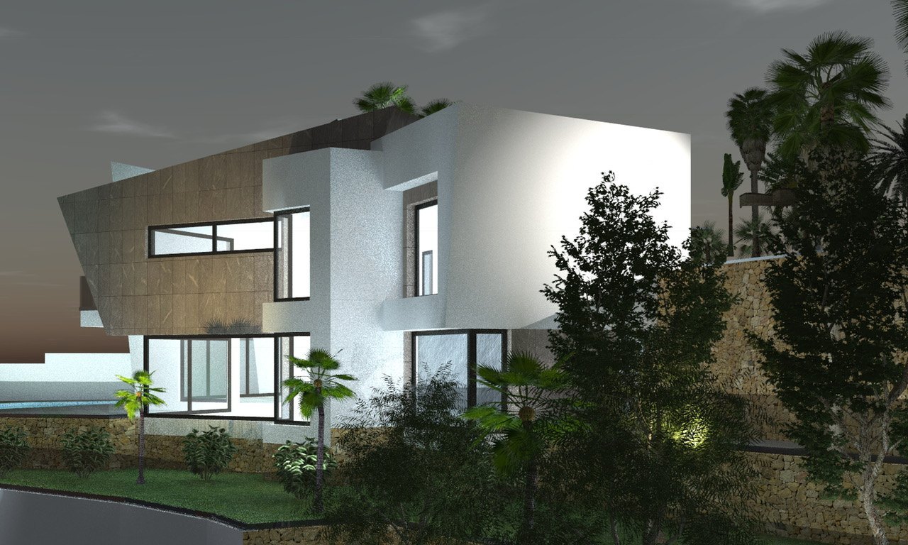 Project of 4 Exclusive Brand New Luxury Villas with Sea Views in Calpe