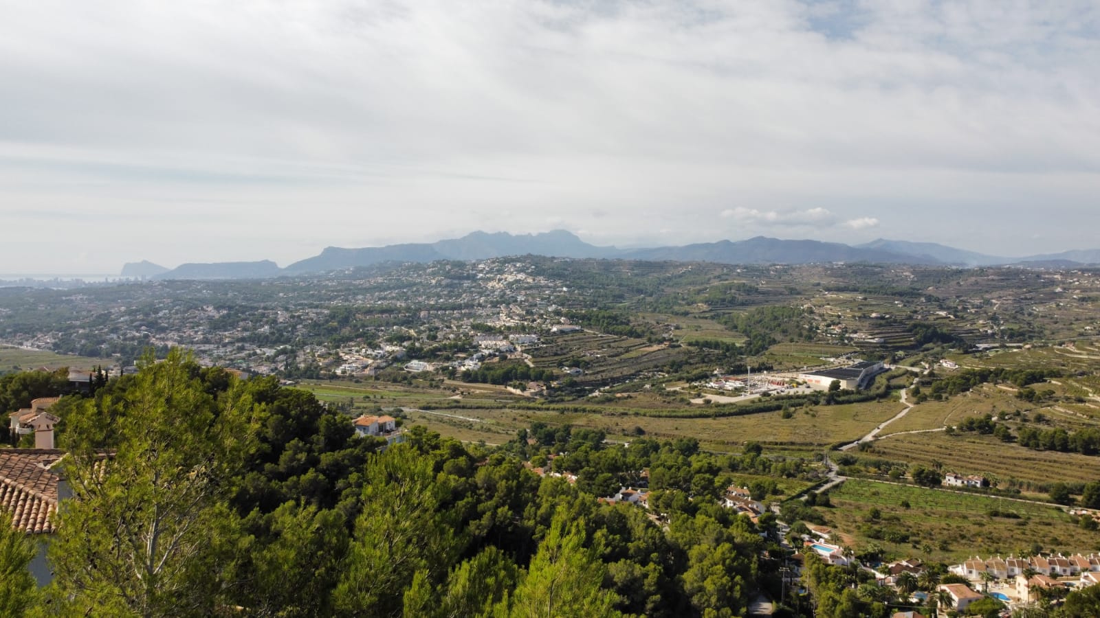 Tomt i Moraira i ett otroligt område med unik utsikt