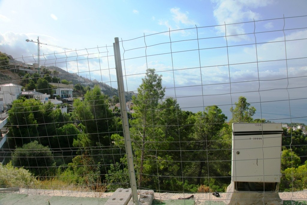 Terrain incroyable à Altea Hills, vue panoramique sur la mer et la montagne.