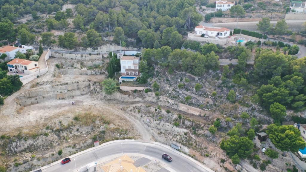 Formidabel flad jord i Calpe klar til at bygge