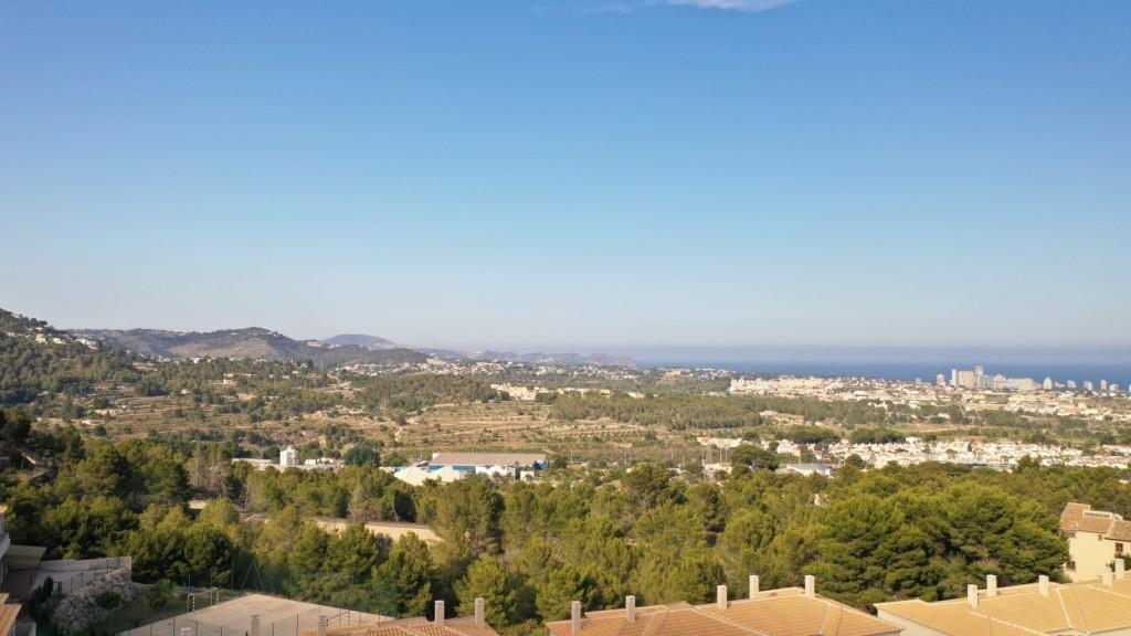 Formidable terrain plat à Calpe prêt à construire