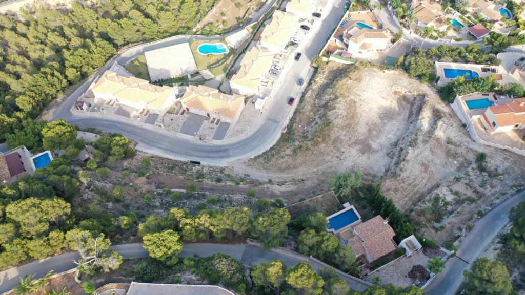 Beeindruckendes flaches Land in Calpe bereit zum Bauen