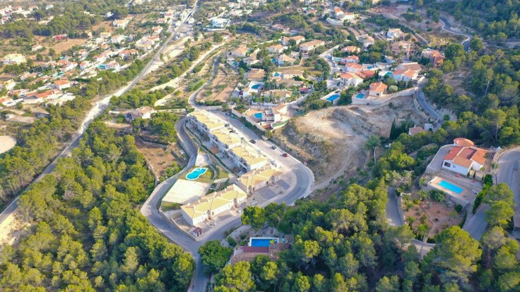 Beeindruckendes flaches Land in Calpe bereit zum Bauen