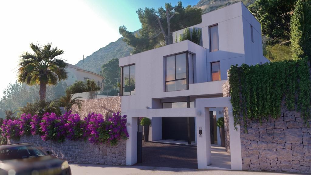 Villa moderne avec vue sur la mer à Calpe