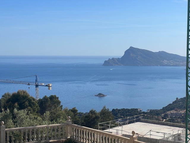 Luksusvilla under opførelse i Altea Hills