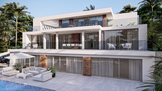 Luxe villa in aanbouw in Altea Hills