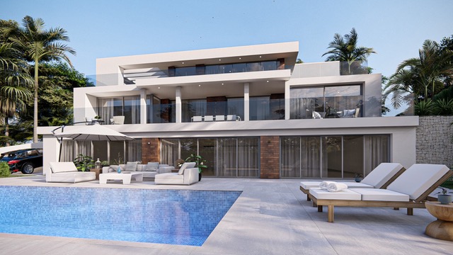 Luxe villa in aanbouw in Altea Hills