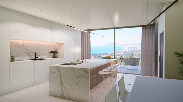 Luxe villa in aanbouw in Altea Hills