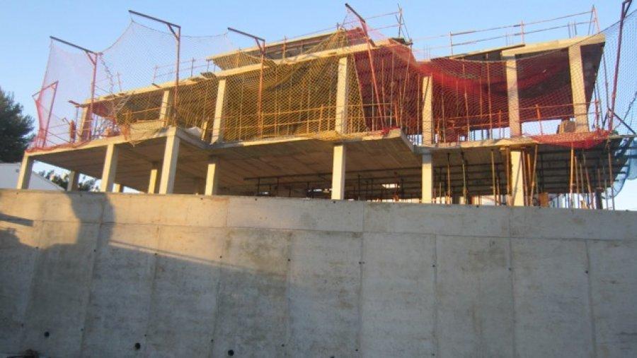 Modern Villa under construction near Cala Calalga in Calpe.