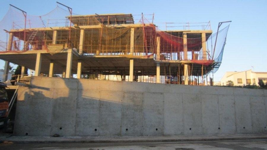 Modern Villa under construction near Cala Calalga in Calpe.