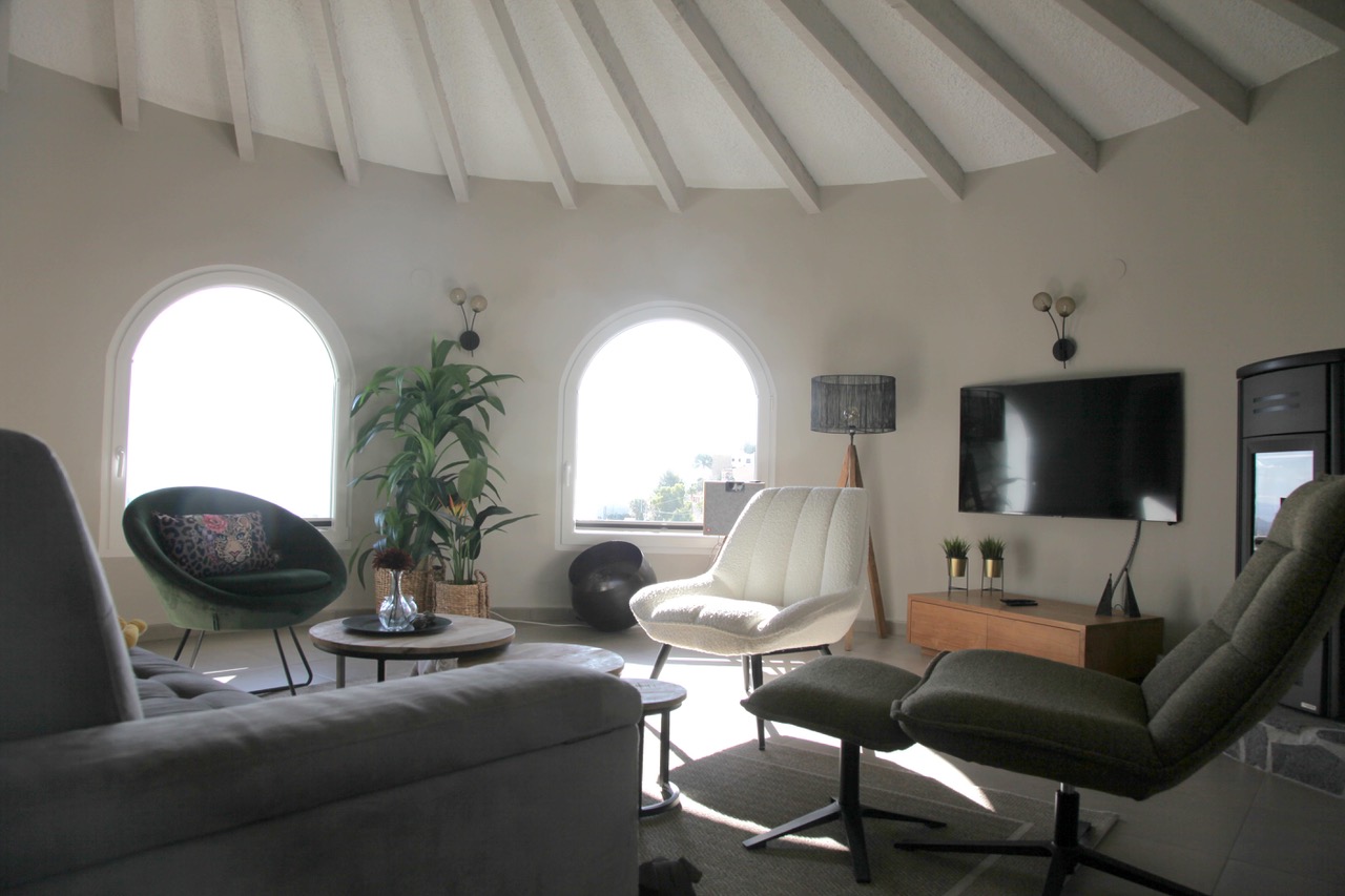 Umgebaute Villa mit Meerblick in Calpe