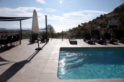 Umgebaute Villa mit Meerblick in Calpe