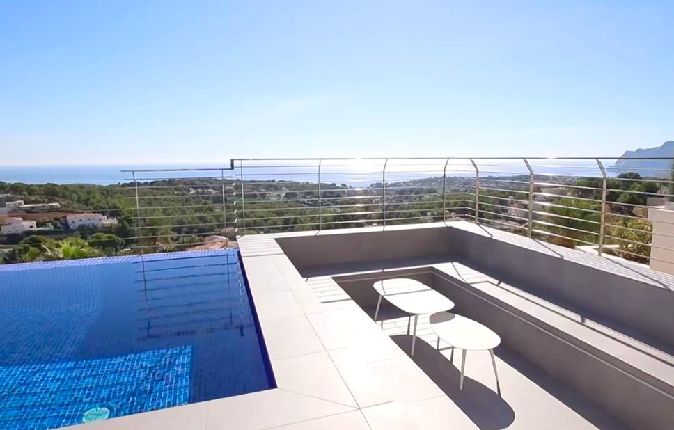 Villa de luxe avec vue sur la mer à La Fustera Benissa