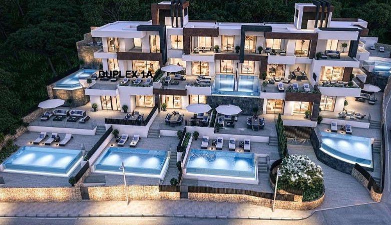 Luxus-Maisonette in Benidorm direkt am Strand