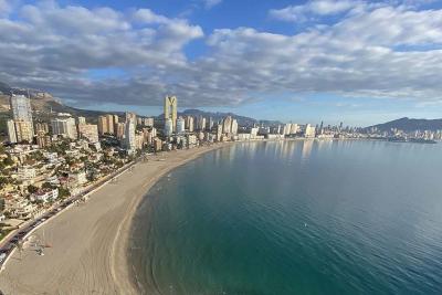 Lyxig duplex i Benidorm vid stranden